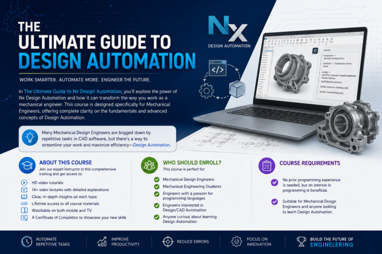 NX Automation for Mechanical Design Engineers- The Ultimate Guide